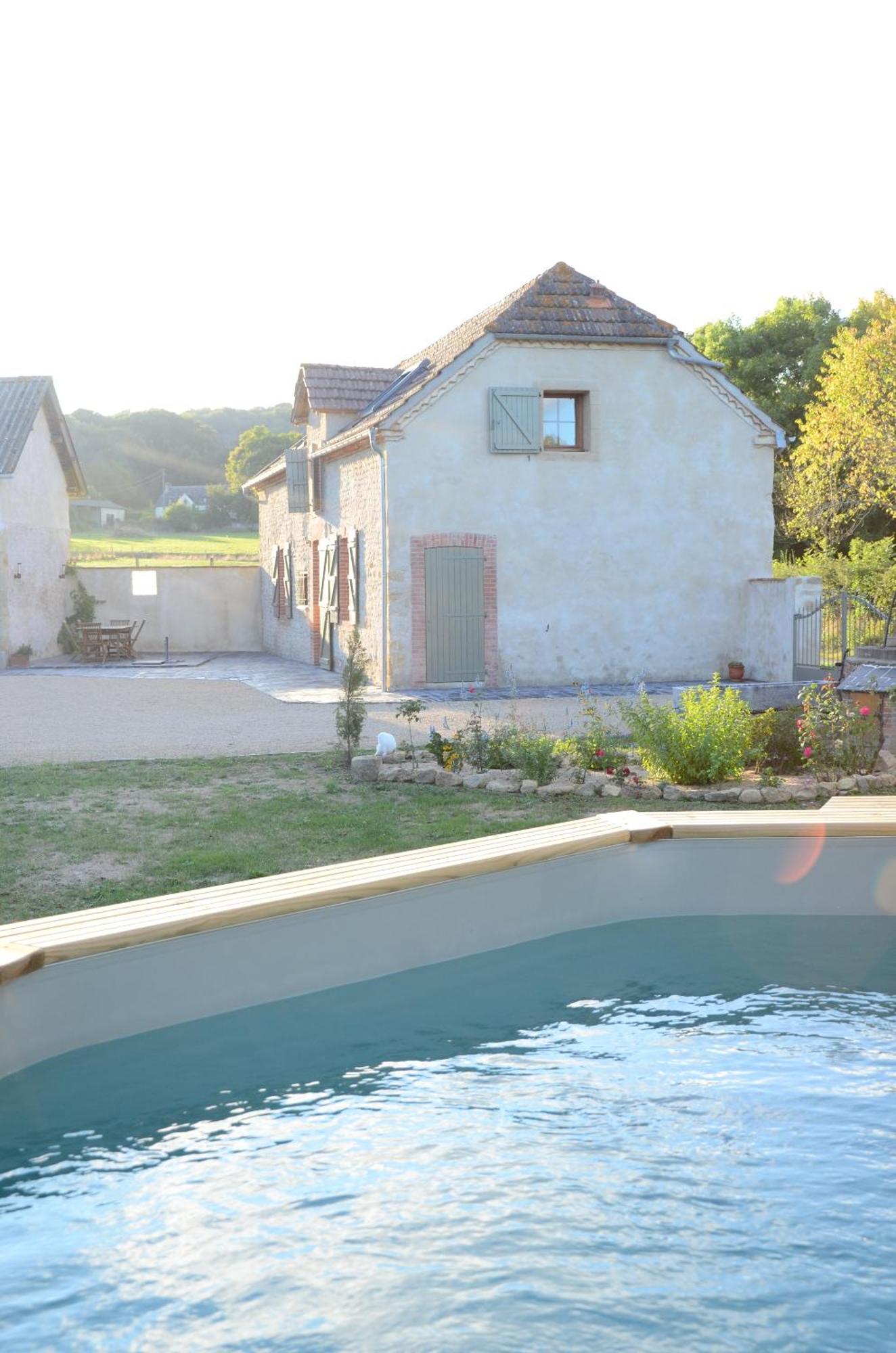 Ecogite Rural La Cle Des Champs Peyrelongue-Abos Zimmer foto